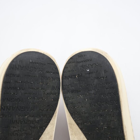 Magnanni Brando Men's Size US 9 M High Top Lace Up Sneakers Brown Red Leather - Picture 14 of 14